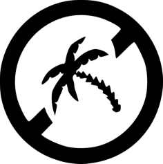 Food No Palm Oil Editable Svg Line Art, Free Vectors File